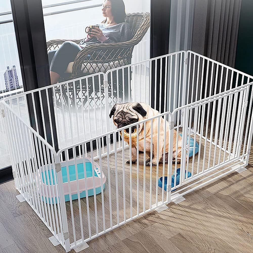 最大の割引 Diy パネル6枚 犬ゲージ ドア付き ペットフェンス スチール製 ペットサークル サークルケージ 70 80cm 留守番 多頭飼い コンパクト収納 犬小屋 省スペース 中型犬 取付け簡単 屋外 脱走防止柵 屋内 広い 犬小屋 ケージ ゲート Bestofekurhuleni Co Za