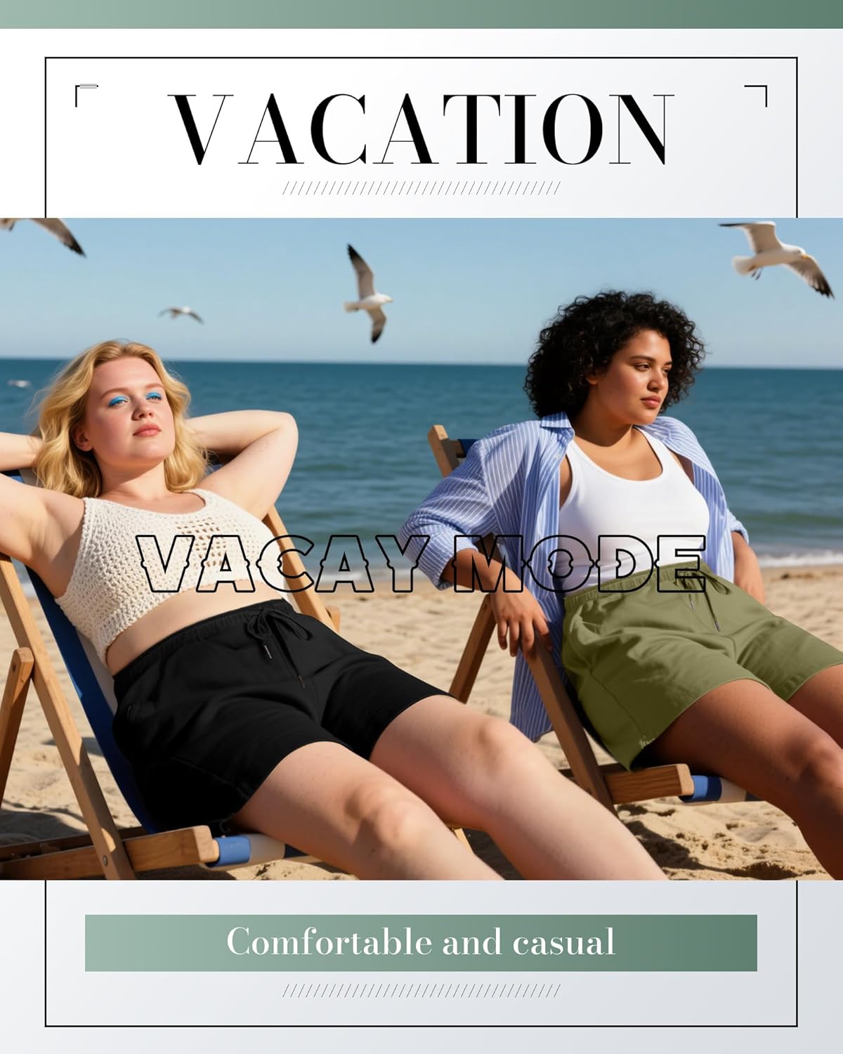 3 Pack Plus Size Women's Drawstring Sweat Shorts Athletic Workout Comfy Lounge Shorts with Pockets - Image 6