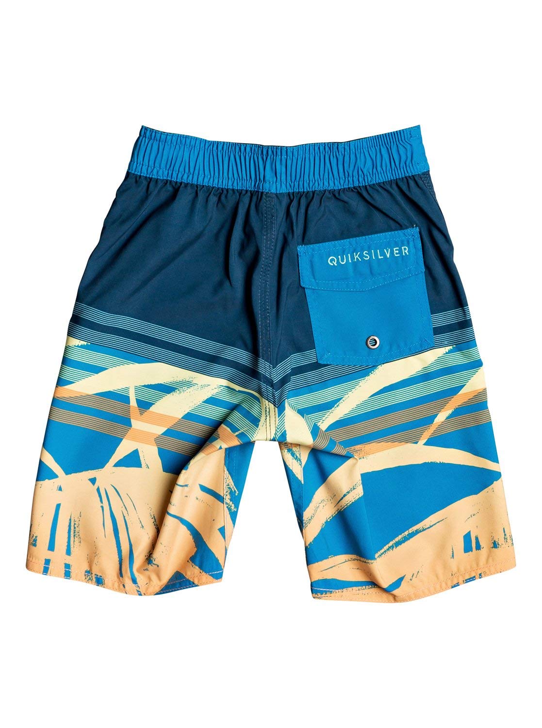 Quiksilver Boys' Everyday Tropics 14 Boardshort Swim Trunk, Majolica Blue, 2