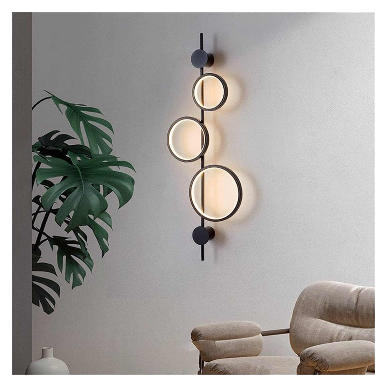 ZXTIIEUF Wall lamp Modern Minimalist Light Luxury Wall Lamp Minimalist Living Room TV Background Wall Bedroom Bedside Lamp Long Strip Wall Lamp Chandeliers Modern