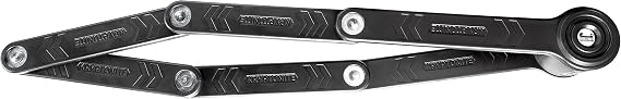Kryptonite Keeper Folding Bike Lock, 2.75FT/3.25 FT Long Compact Lightweight High Security Anti-Theft Foldable Bicycle Lock with 2 Keys and Mount for E-Bikes Scooter Road Mountain Bike