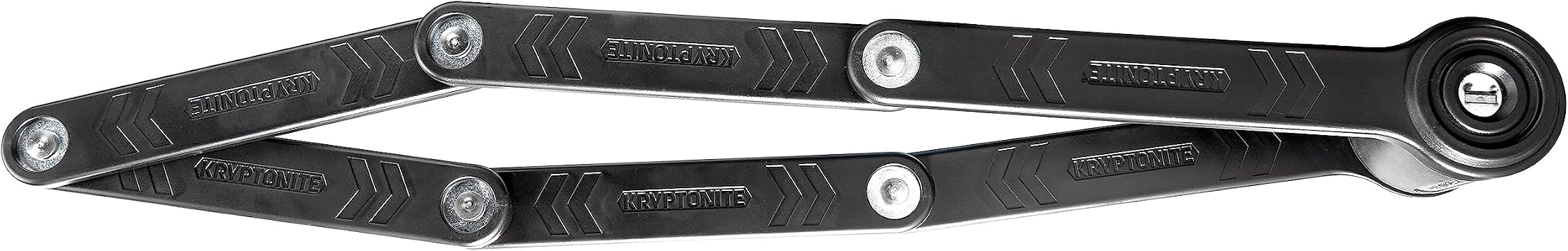Kryptonite Keeper Folding Bike Lock, 2.75FT/3.25 FT Long Compact Lightweight High Security Anti-Theft Foldable Bicycle Lock with 2 Keys and Mount for E-Bikes Scooter Road Mountain Bike