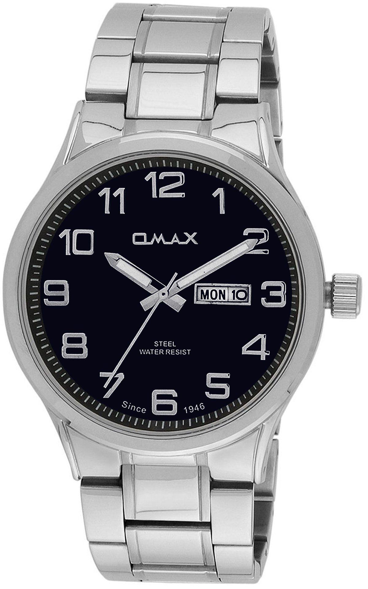 OMAX Analog Blue Dial Mens Watch - SS500 (B01N3LRBUT) Amazon Price History, Amazon Price Tracker