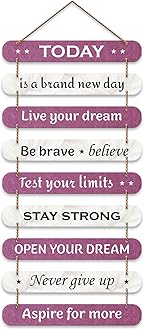 Artvibes Decorative Positive Quote Printed Wooden Wall Hanging for Home Decor Items | Gifts | Living Room | Office | Wall Art For Hall | Modern Wall Decoration Accessories for Decoration (WH_9309N)