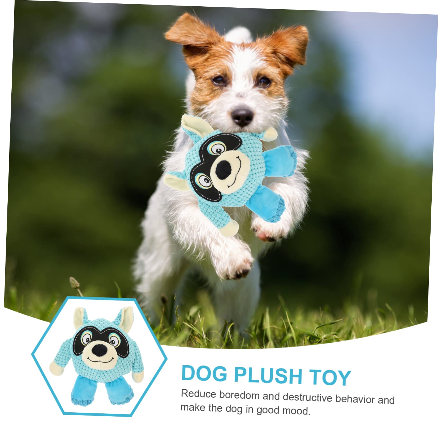 SUPVOX 2piezas Juguete De Peluche Interactivo para Perros Squeaky Toy De Alta Resistencia para Mascotas Que Muerden para Perros Pequeños Casa