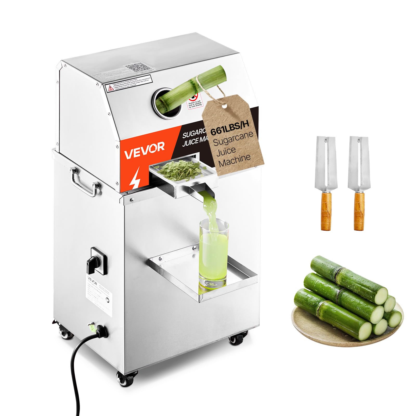 VEVOR Electric Sugar Cane Juicer