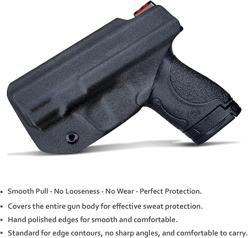 Miniatura 2 de Funda para pistola IWB KYDEX para Glock 19 17 26 43 43X - Taurus G2C G3C - Sig P365 P320 - S&W M&P Shield 0.354in 380 EZ Bodyguard 380 SD9 VE SD40
