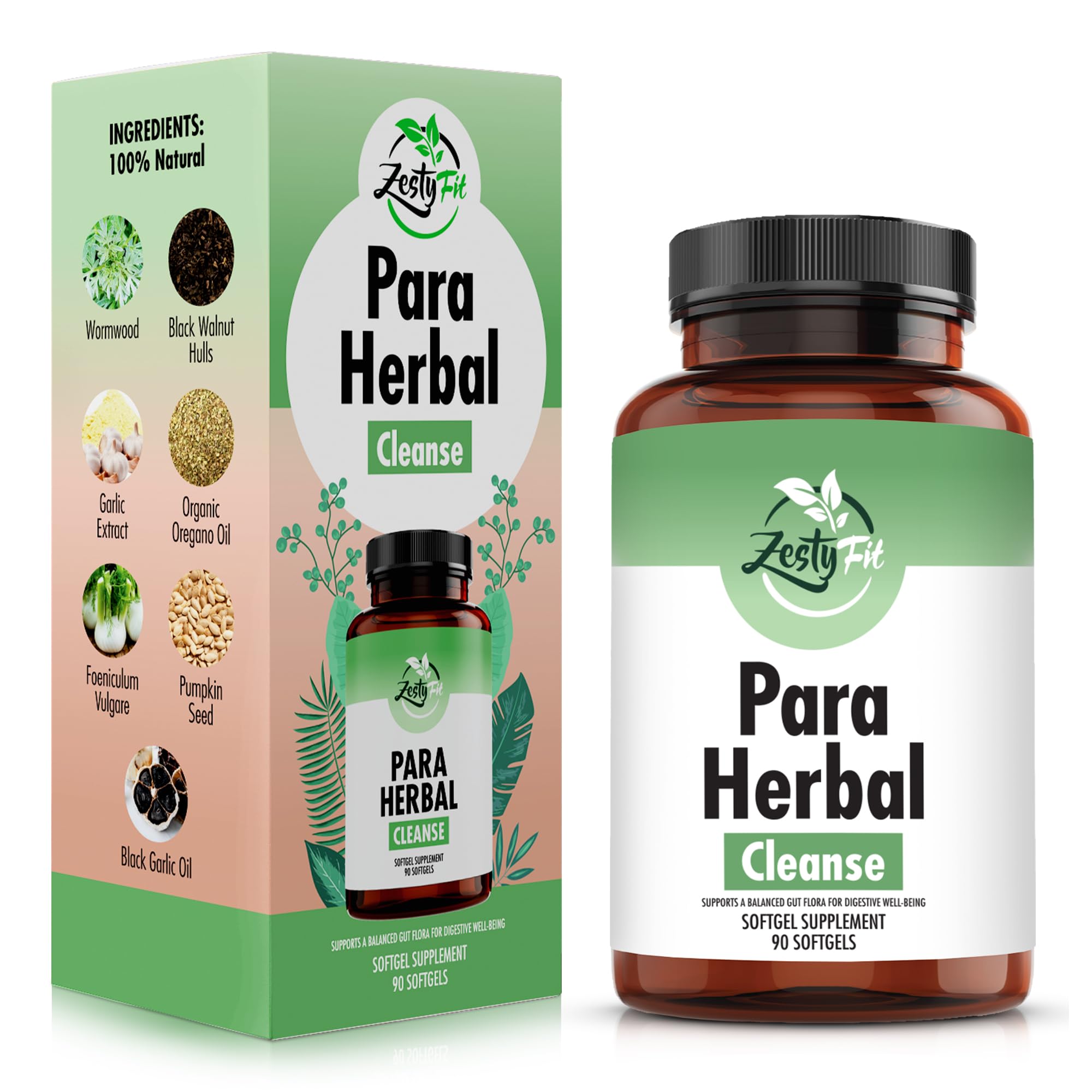 サプリメント pukey0603wan Amazon.com: zestyfit para Purge Softgels - Natural Herbal