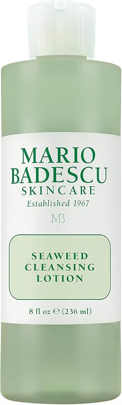Seaweed Cleansing Lotion for Combination, Dry and Sensitive Skin |Facial Toner that Clarifies and Replenishes |Formulated with Witch Hazel & Bladderwrack Extract