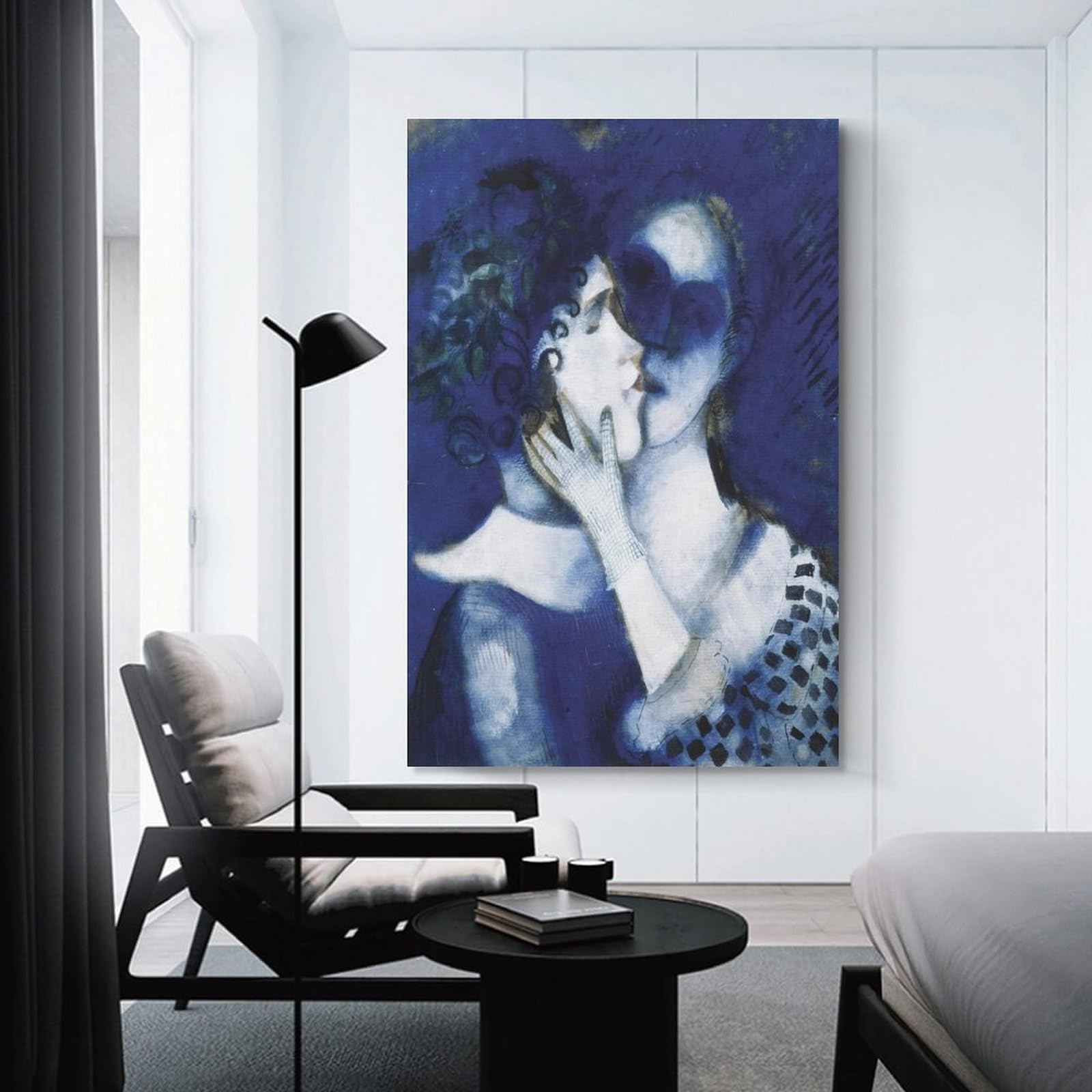 絵画 lovers Amazon.com: Marc Chagall Art Prints《Blue Lovers》Classic Vintage