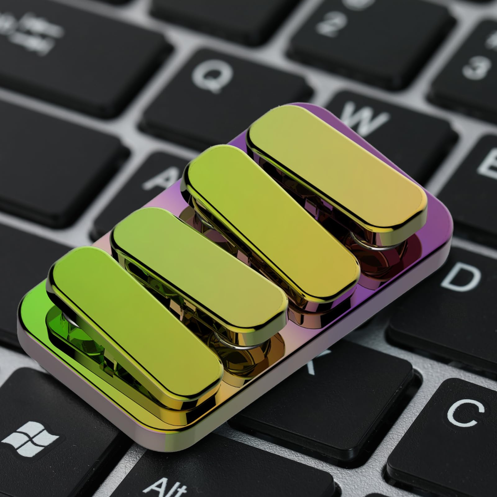 Amazon | 金属製フィジェットスライダー EDC フィジェットクリッカー