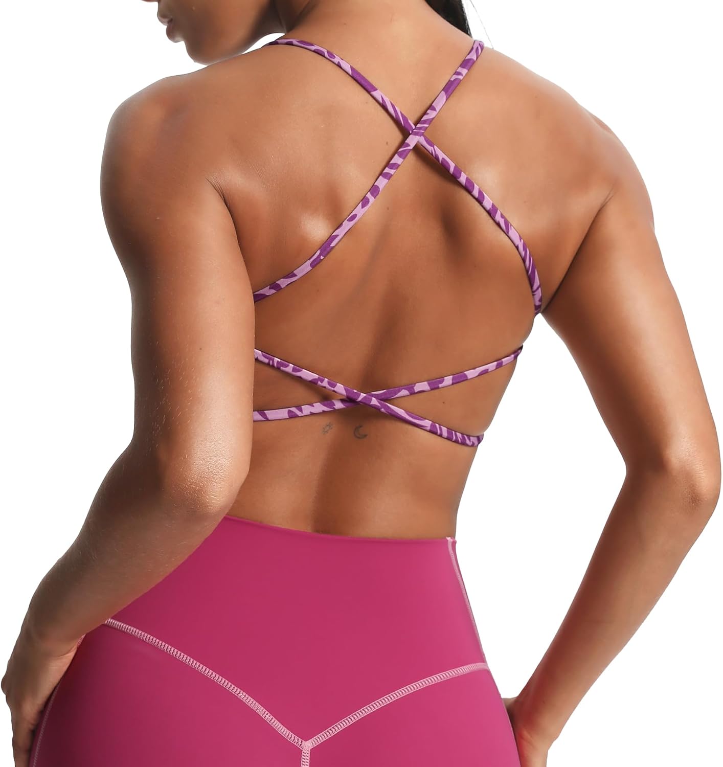 Purple Leaf Print
