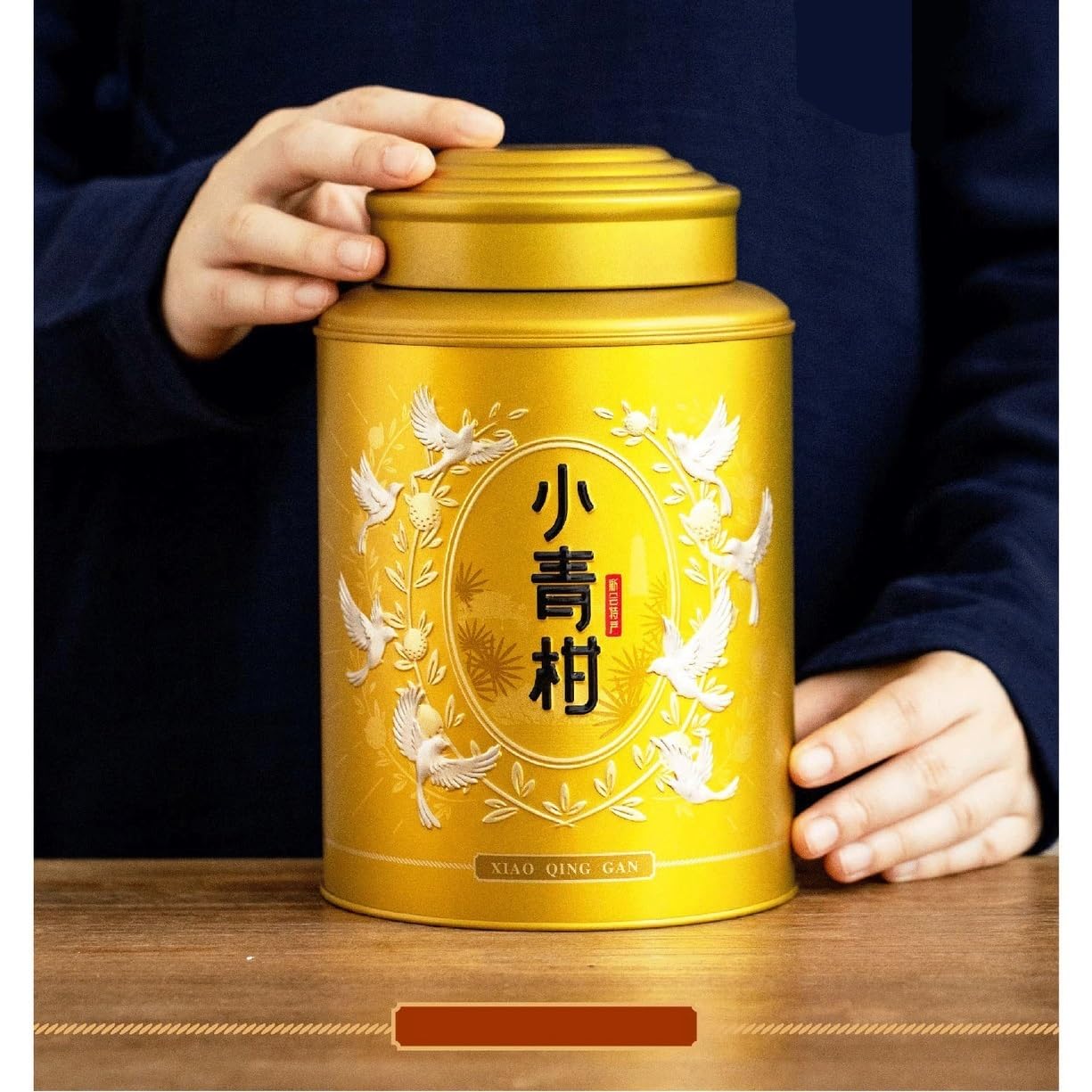 Set Da Tè Contenitori for la conservazione del tè alla rinfusa, lattine for caramelle, lattine rotonde di grande capacità, set di scatole regalo con lattina singola, set da tè con lattina vuota Baratt