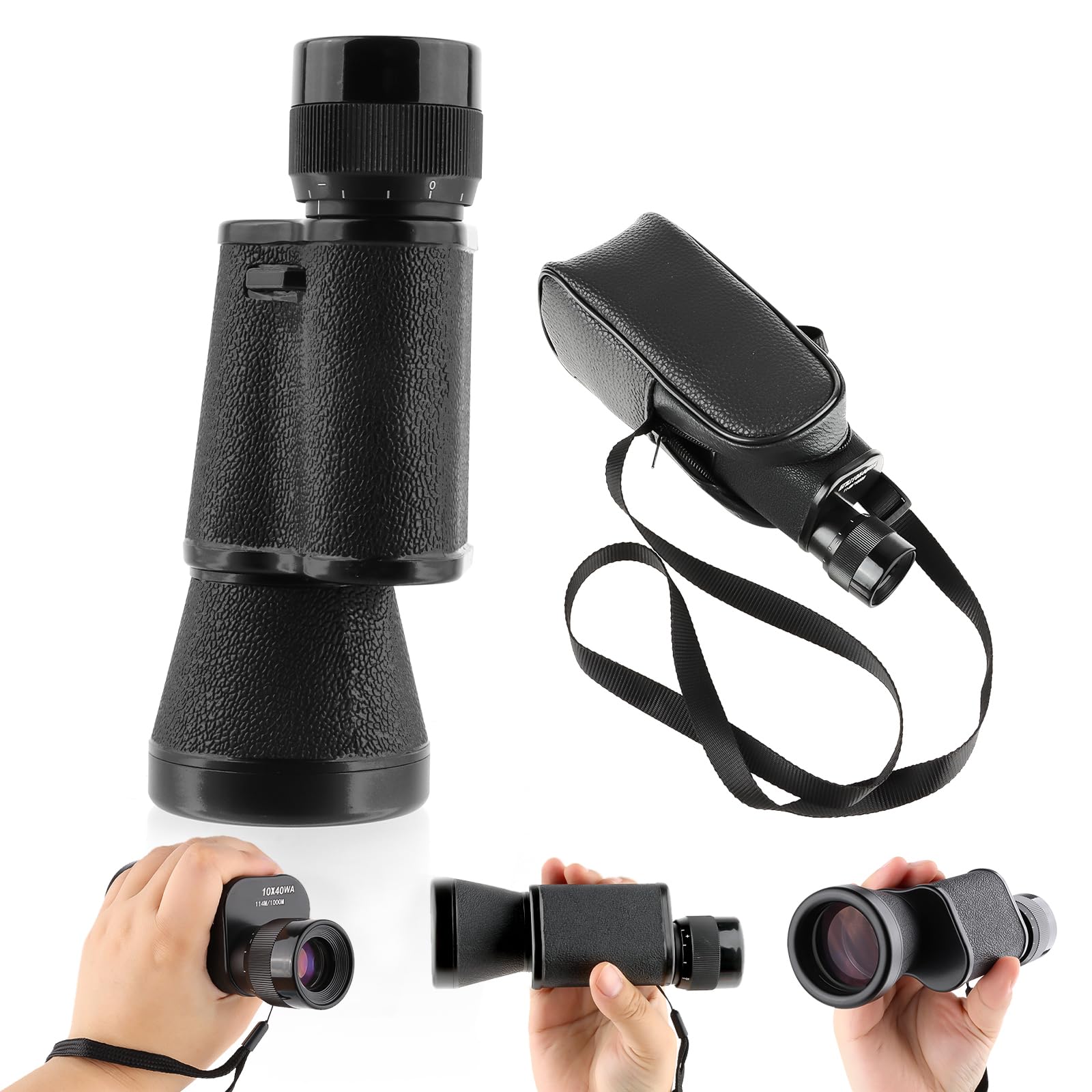 Amazon | FOCUHUNTER 10x40 コンパクト単眼鏡 メタルロシア単眼鏡 HD