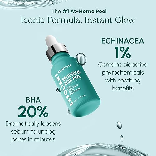 Miniatura 3 de 30 DAY MIRACLE BHA - Solución de pelado al 20%  Exfoliante líquido BHA de fuerza clínica para poros obstruidos, arrugas y removedor de puntos