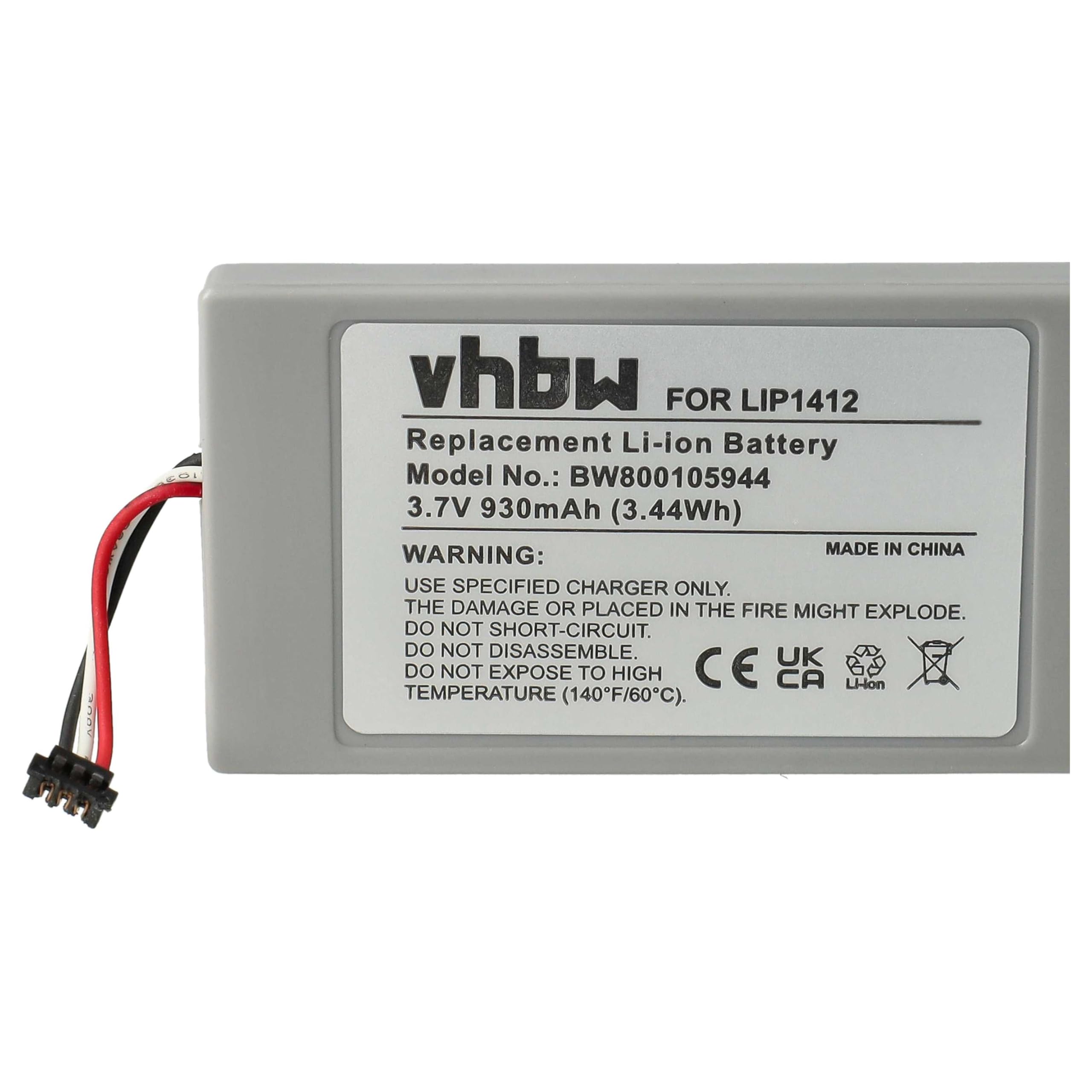 vhbw Batterie Compatible avec Sony PlayStation Portable GO Console de Jeux (930mAh, 3,7V, Li-ION)