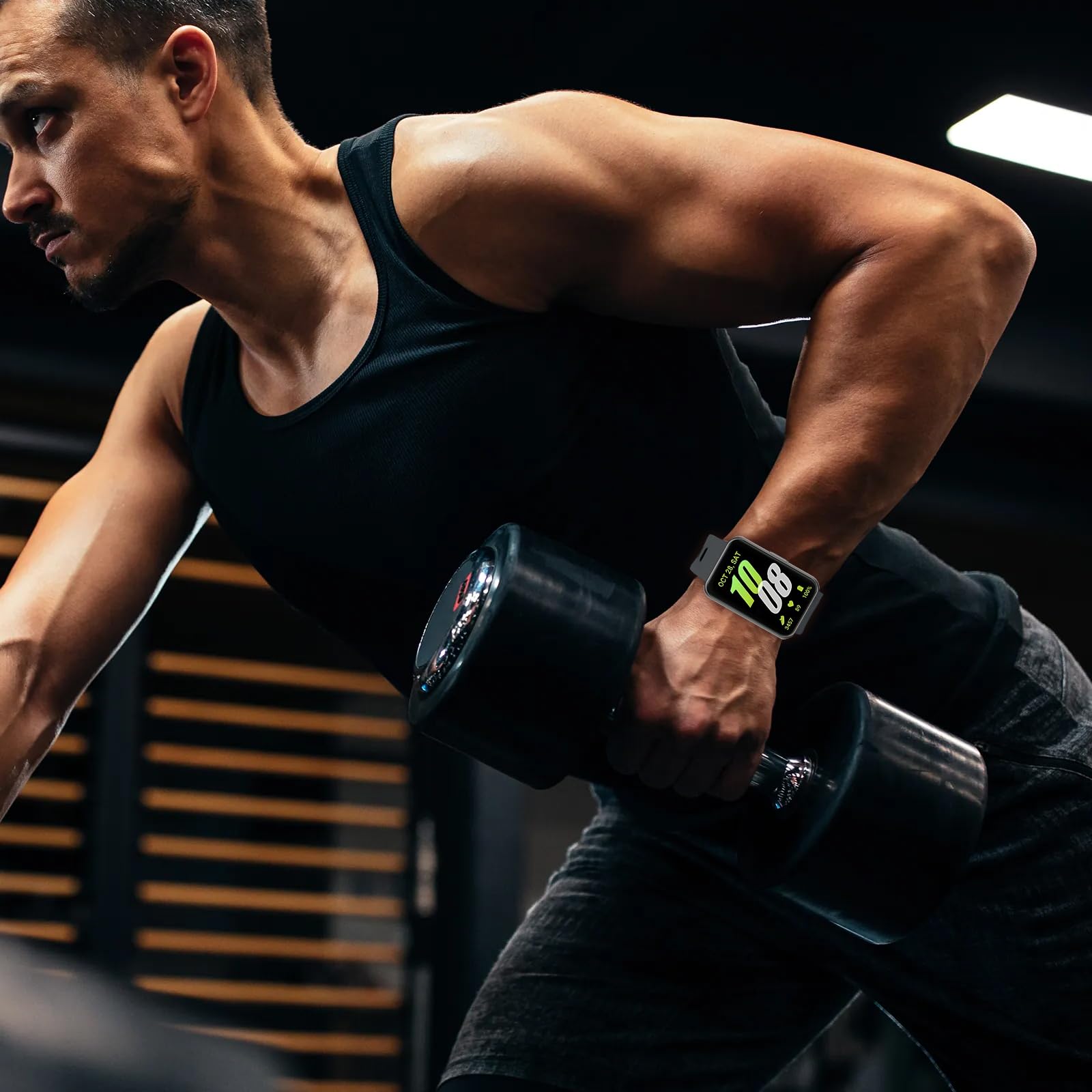 chinbersky Silikonowa bransoletka morska, kompatybilna z Samsung Galaxy Fit 3, dla mężczyzn i kobiet, trwała, dobre dopasowanie, wodoszczelna, miękka, sportowa bransoletka zastępcza do Galaxy Fit 3