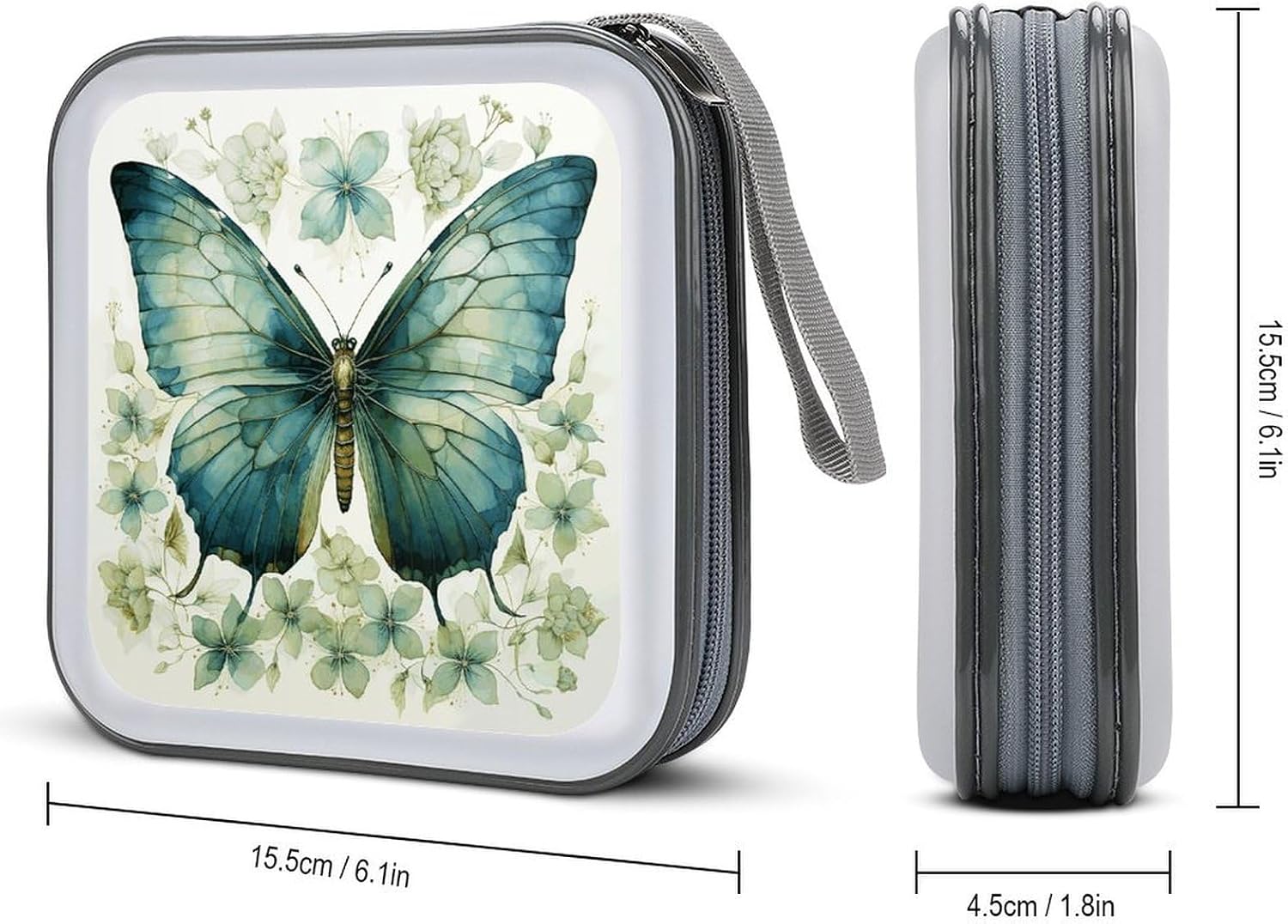 Garden Butterfly CD Case CD Storage Box DVD Sleeves
