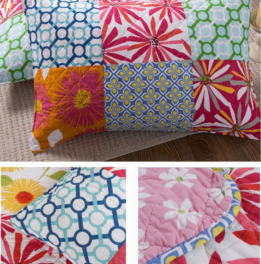 パッチワークコットンキルト ベッドカバーサイズ Amazon｜パッチワーク