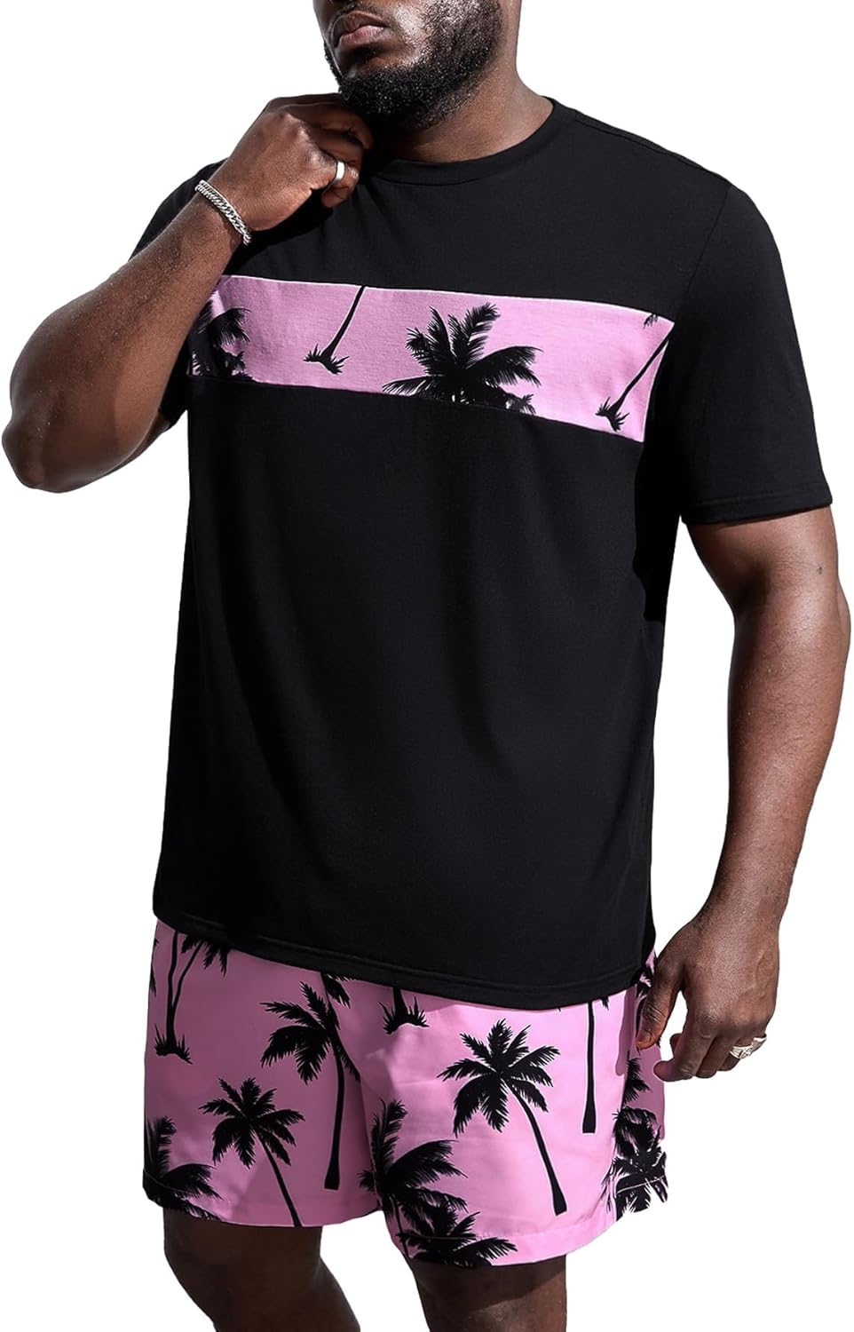 Prnted Vacaton Shrt And Beach Board Shorts Set30 | Casual Shrts For