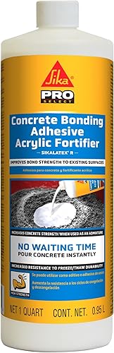 SIKA SikaLatex R - Pegamento adhesivo para hormigón, mezcla acrílica para una mejor unión en mortero de cemento Portland y hormigón, resistente a la