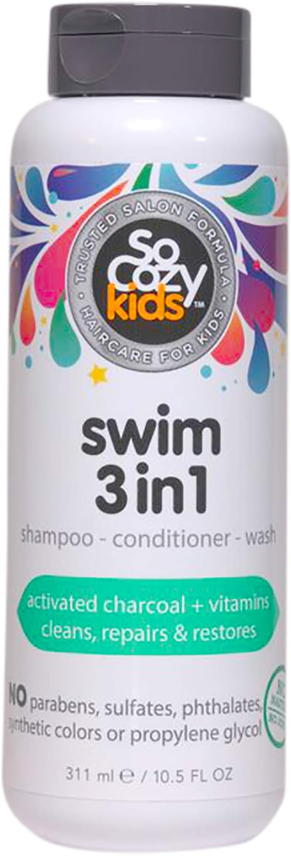 SoCozy Kids Swim 3in1 Shampoo, Conditioner & Body Wash 3in1 Combo