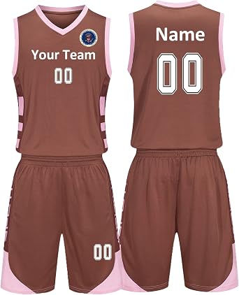 Custom Basketball Jersey Fan Jersey Fashion Basketball Jersey Printed Team Name & Number Personalized Team Uniforms