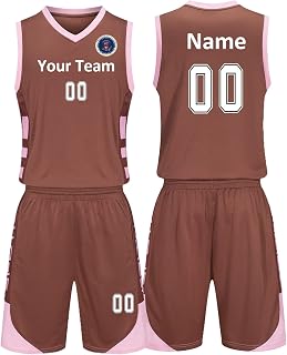Custom Basketball Jersey Fan Jersey Fashion Basketball Jersey Printed Team Name & Number Personalized Team Uniforms