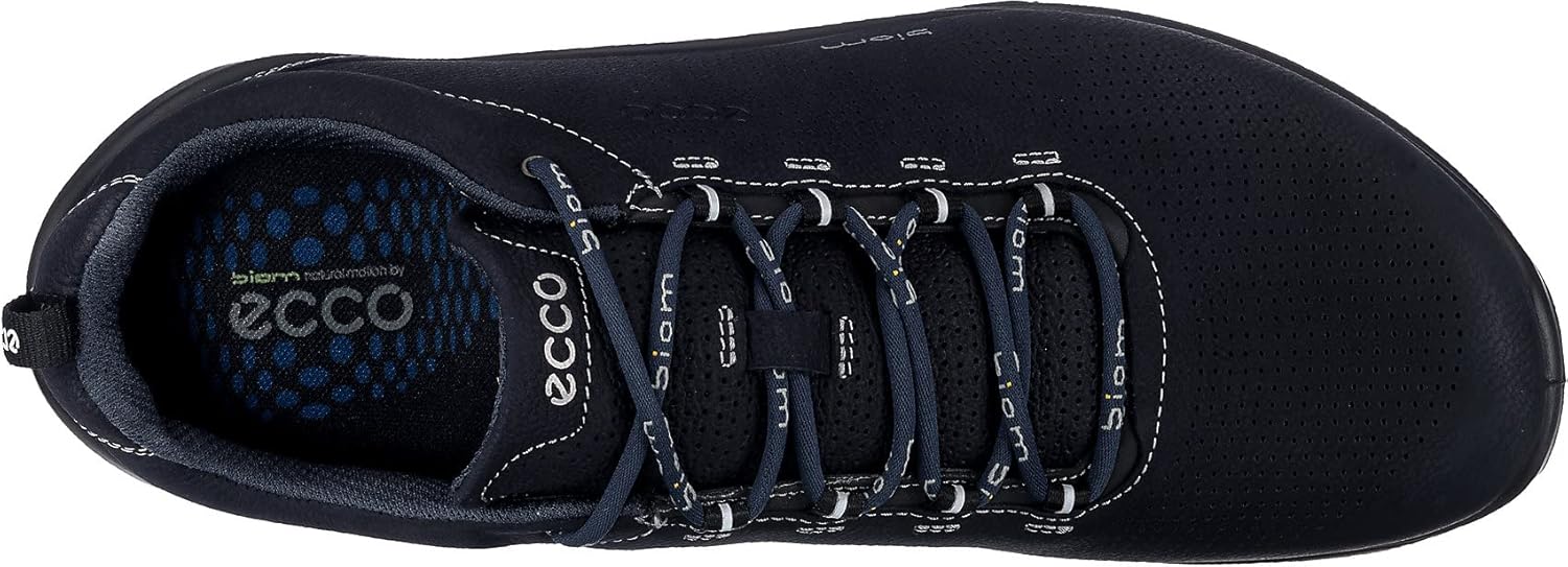 Ecco Men's Biom Fjuel Train Walking Shoe 6-6.5 Navy Perforated