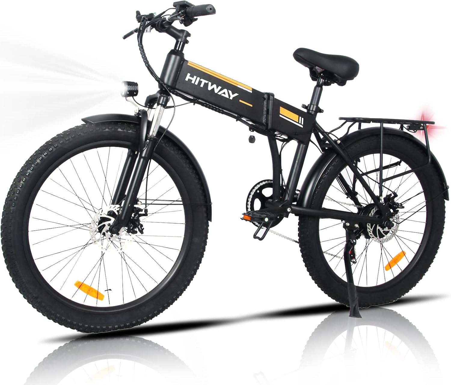 HITWAY 26"*3.0 E Bike for Adults, Electric Bike with 750W Motor 48V