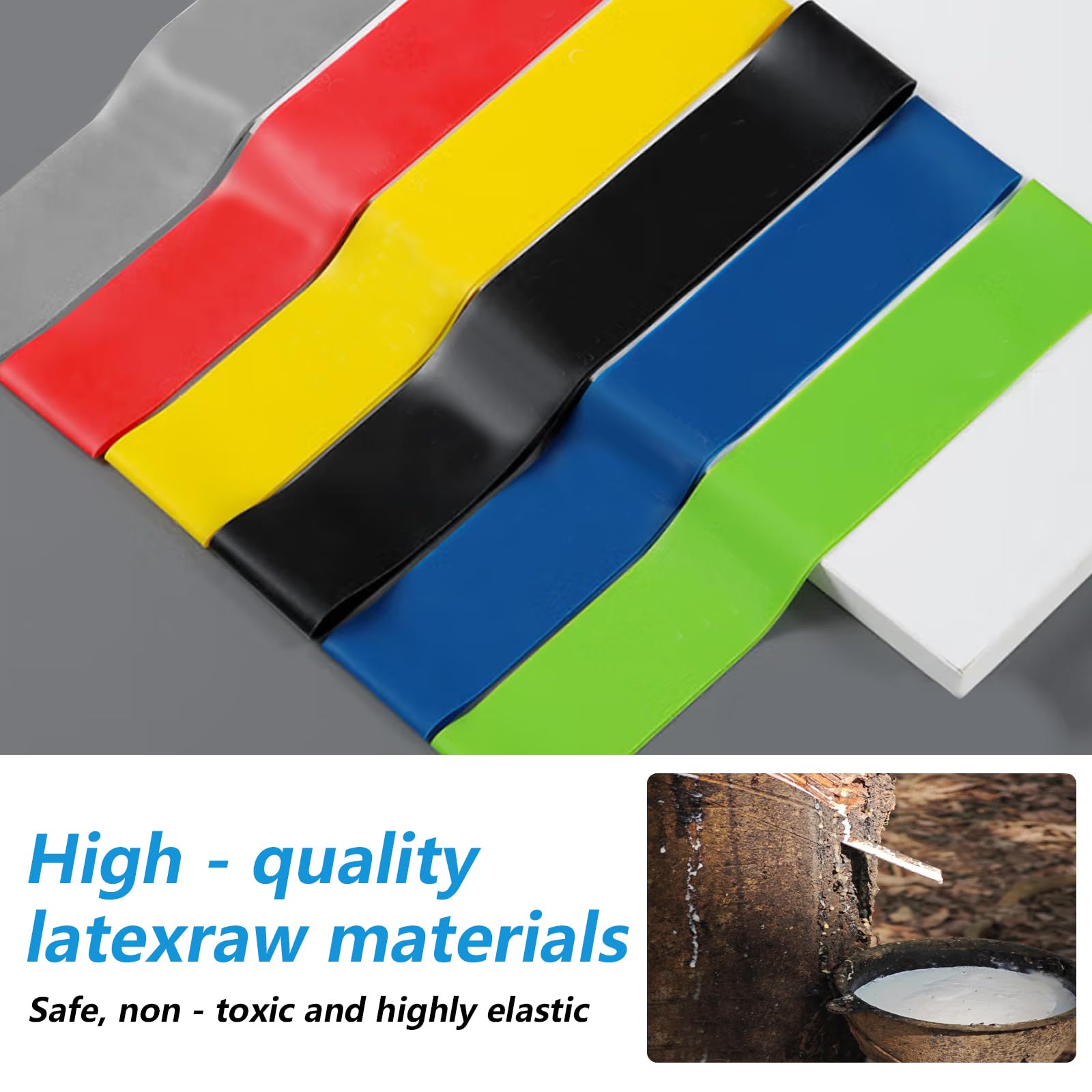 Lot De 6 Bandes De Résistance Pour Homme Et Femme Avec 6