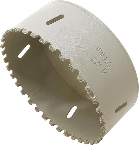 Miniatura 4 de Kit de sierra de carburo de 4 14 pulgadas, 4 14 pulgadas, iluminación empotrada, para paneles de yeso, sierra de carburo Sds Plus agujero con