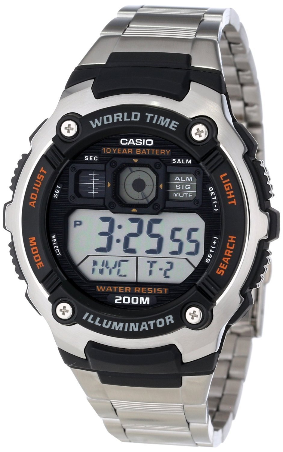 CasioGeneral Mens Watches Sporty Digital AE-2000WD-1AVDF
