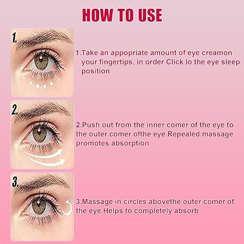 Miniatura 7 de OLIKED Crema instantánea para debajo de los ojos, resma para bolsas de ojos, quita las bolsas debajo de los ojos al instante, crema para ojos