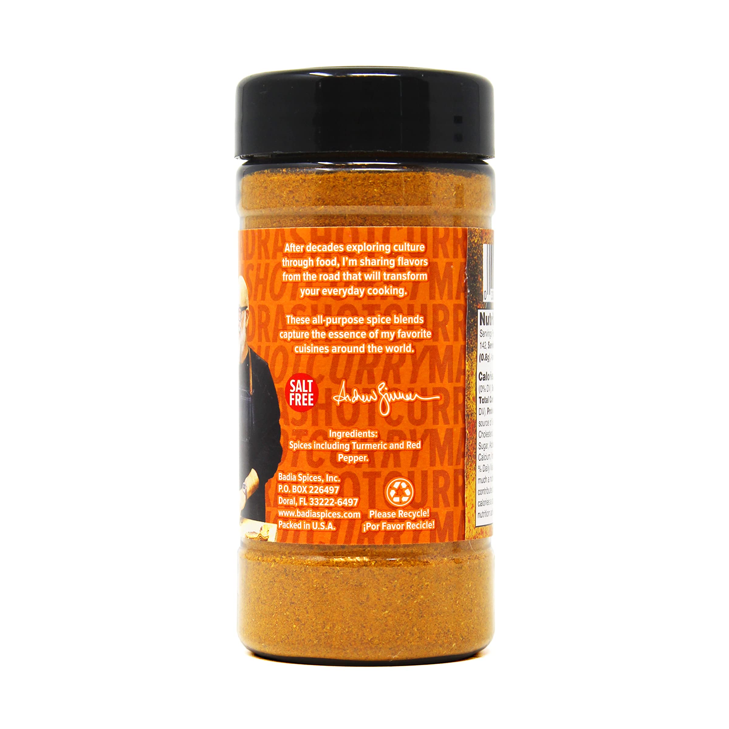 Amazon.com: Badia Andrew Zimmern Curry Powder Madras Style, 4 oz