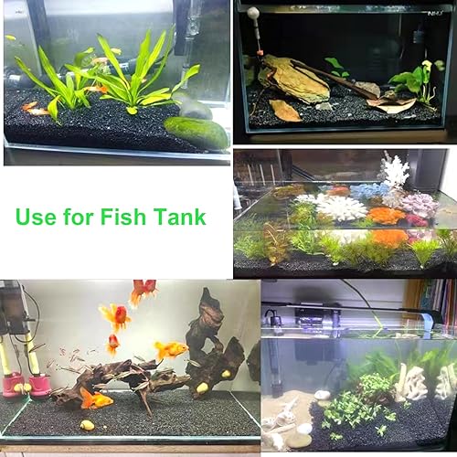 Miniatura 5 de Suculentas y cactus de arena negra, decoración y aditivos, piedras diminutas de 5 libras, grava para bonsái, jardinería de hadas, terrario, rellenos