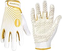 HANDLANDY Youth Football Gloves for Kids - Super Sticky Receiver Grip, Best Football Gift for Boys & Girls