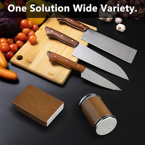 Miniatura 5 de Kit de afilador de cuchillos rodantes  Afilador de cuchillos hecho fácil  Herramienta de afilador de cuchillos de cocina duradera  Afiladores de