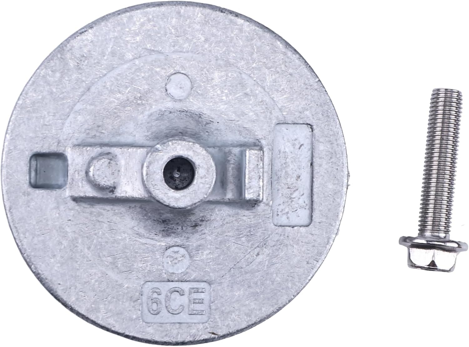 6CE-45373-00 Flat Trim Tab Anode Compatible with Yamaha Outboard Motor F70-F100 F200 F225 F250/B 200HP 225HP 250HP 275HP 300HP