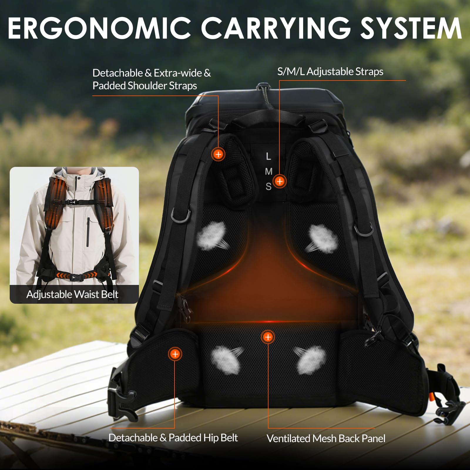 TARION Flightpro FPV Drone Mochila: Profesional Impermeable Mochila para FPV Racing Quadcopter FPV Gafas DJI Control remoto Accesorios