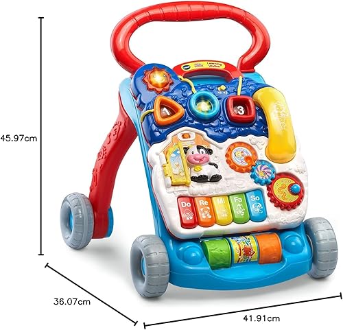 Miniatura 33 de VTech Caminante de aprendizaje sentado a pie (embalaje sin frustración), rosa Rosa,Azul,Lavanda,Naranja