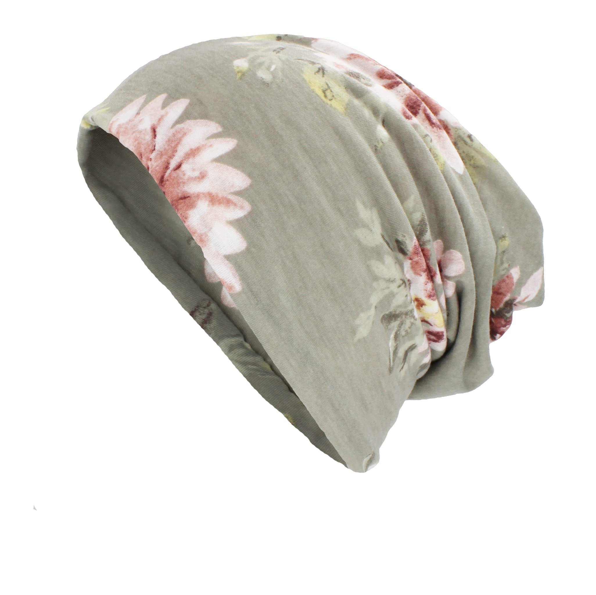 Chemo Headwear for Women Beanie Scarf Soft Turban Cap Floral Head Wraps Cotton Feel Fabric Alopecia Bandana