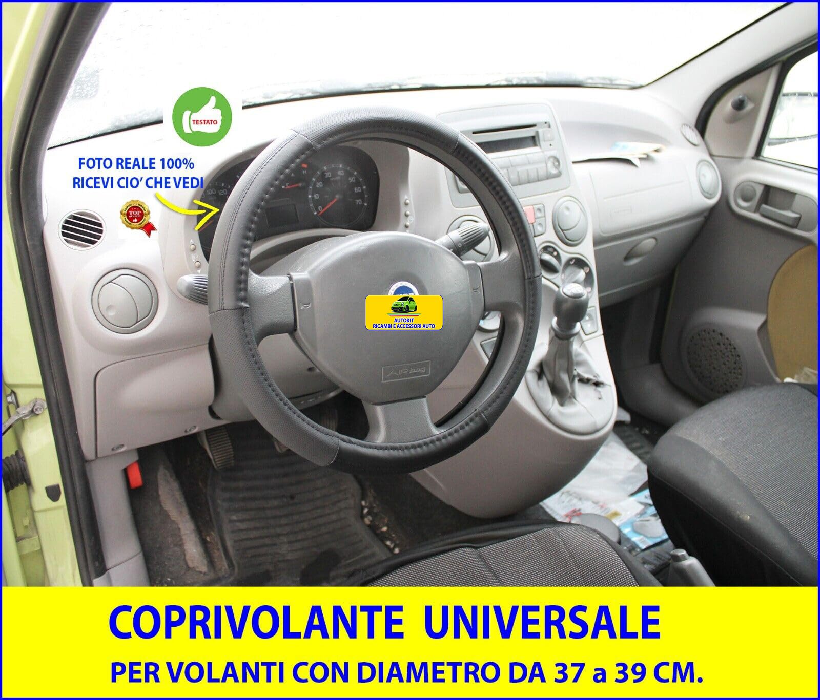 Coprivolante per Panda modello 169 2003-2011 Universale 37-39 cm