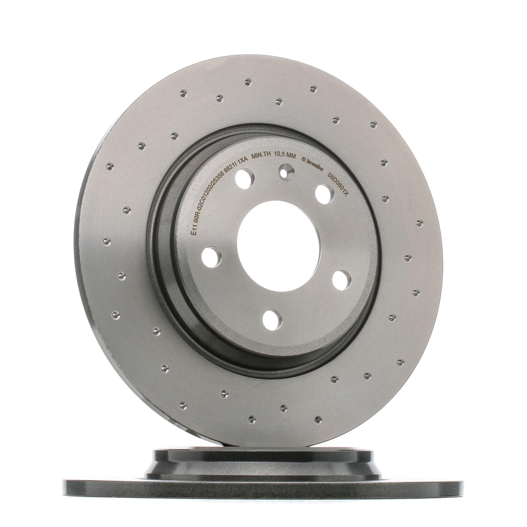 2x BREMBO Disco de freno Trasero Ø300mm Altura: 36mm Espesor: 12mm macizo perforado 08.D060.1X Compatible con AUDI A4 B9 Avant 8W5, 8WD A4 B9 Sedán 8W2, 8WC Q5 FYB, FYG A5 Sportback F5A, F5F
