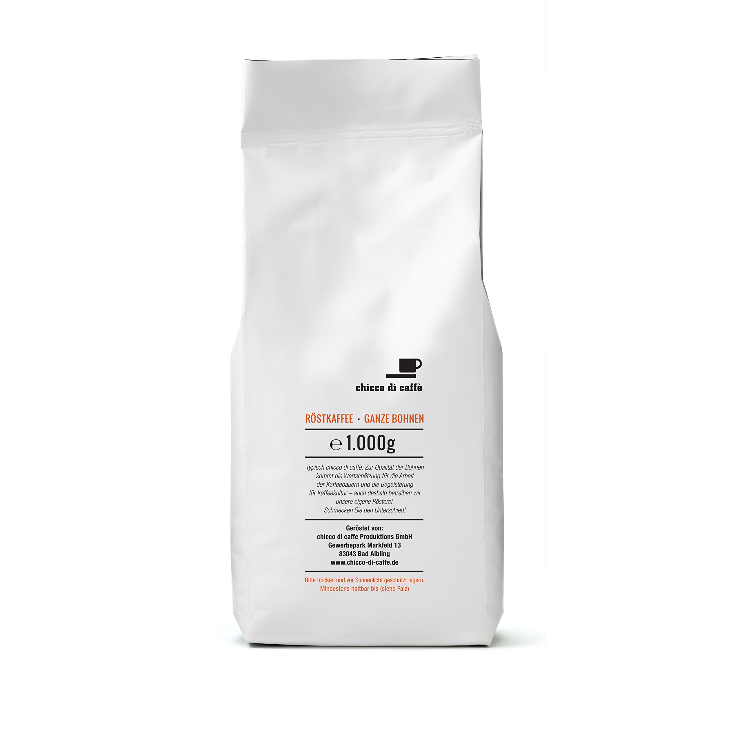chicco di caffè | Bio-Espresso Sumatera | geröstete, ganze Kaffeebohnen | 80% Arabica - 20% Robusta | aus biologischem Anbau