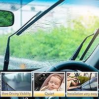 Vista 6 de 3 limpiaparabrisas de repuesto, repuesto de equipo original, para vehículos, 26 pulgadas, 20 pulgadas y 13 pulgadas, juego de 3