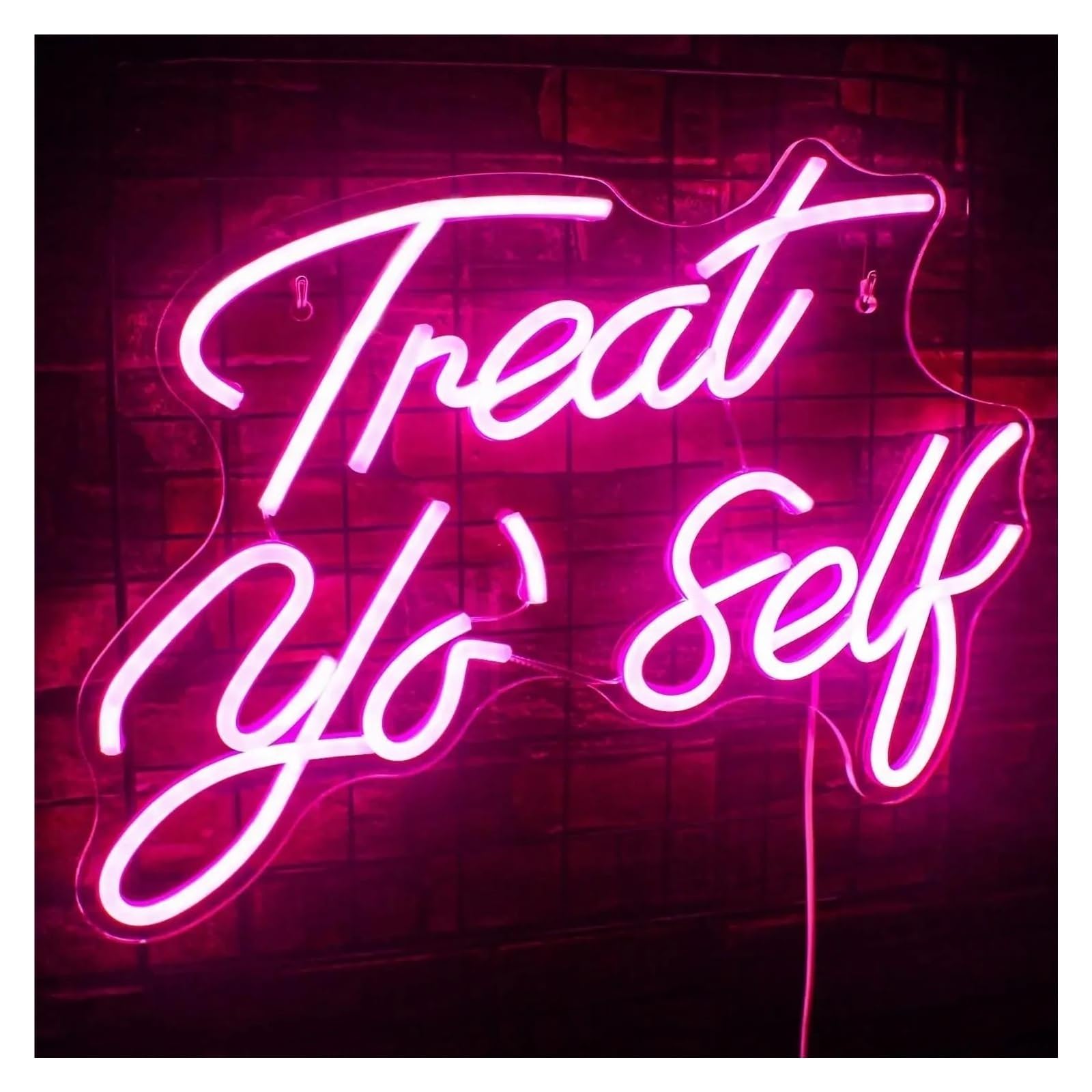 Insegna al neon Regalati un regalo Led per insegna al per neon per alimentazione per dimmerabile per luce per decorazione da parete per la della per stanza festa compleanno pub camera letto 30x40cm