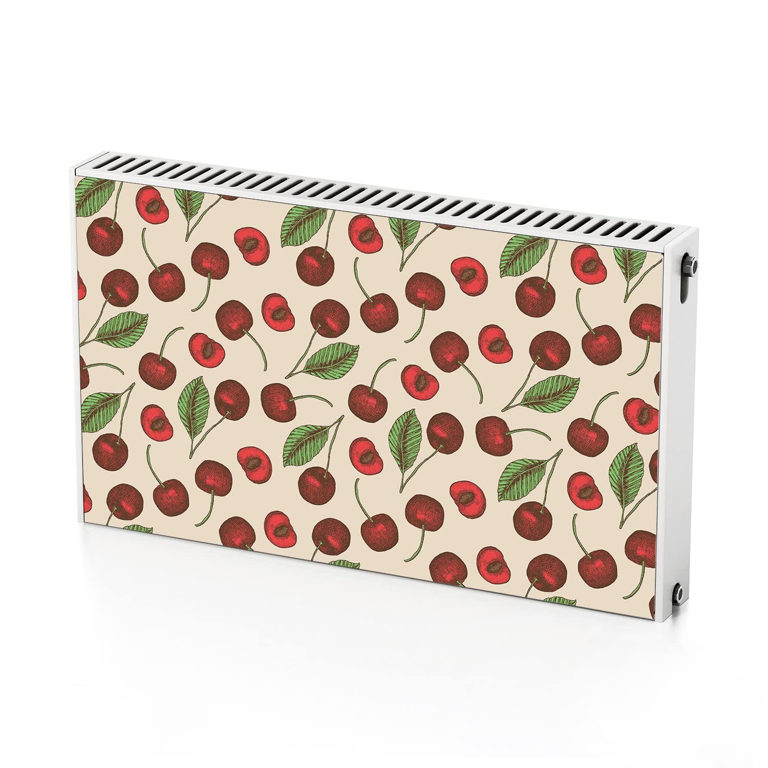 Autocollant de radiateur aimant cerise pour décorer la cuisine ou le salon 100x60