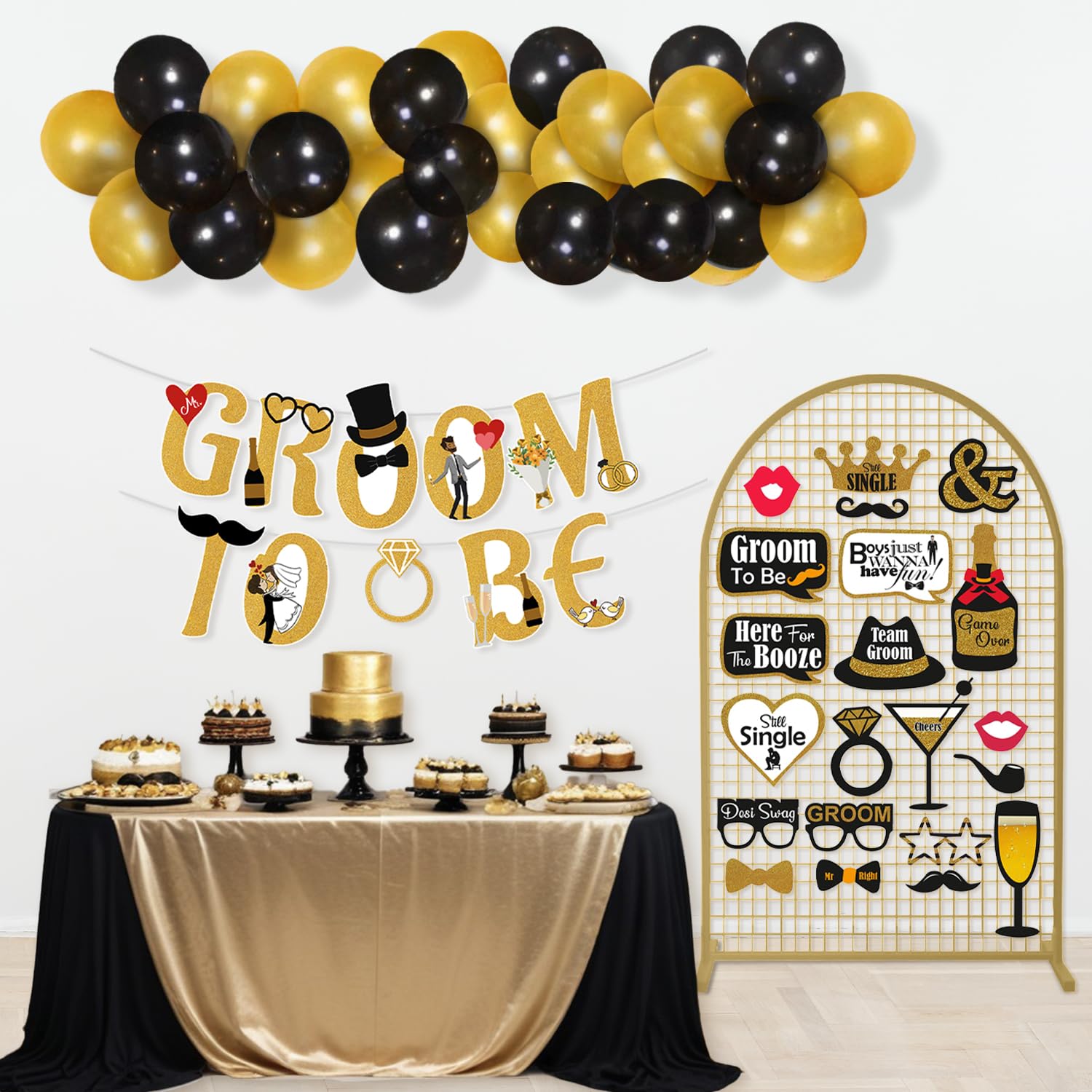 Party Propz Groom To Be Decoration Set-47Pcs Bachelor Party Props | Bachelor Party Decorations | Bachelor Party Props For Groom | Bachelorette Party Decorations For Groom | Groom To Be Props Cardstock (B0D737PZYS) Amazon Price History, Amazon Price Tracker
