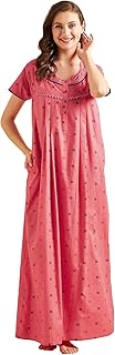 sweet dreams OCW-2682 Tomato Cotton Maxi Casual Regular Night Dress-picture-55